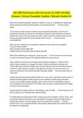 ESE 280 Final Exam with all Correct & 100&percnt; Verified Answers &vert;Actual Complete Update &vert;Already Graded A&plus;