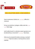 CWEA Collections Grade 1 Exam&comma; Academic Year 2026&comma; exam questions with answers