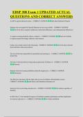 EDSP 308 Exam 1 UPDATED ACTUAL &NewLine;QUESTIONS AND CORRECT ANSWERS