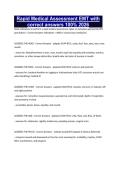 Rapid Medical Assessment EMT with correct answers 100&percnt; 2026
