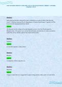 CSET SPANISH SUBTEST 5 UPDATED ACTUAL EXAM QUESTIONS CORRECT ANSWERS GRADED A