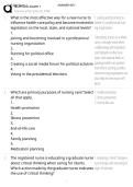 NUR 200 Exam 1 Study Guide & Practice Questions