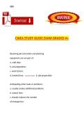 CWEA Study Guide Exam&comma; Academic Year 2026&comma; exam questions with answers