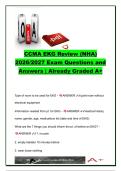 CCMA EKG Review NHA 2026&sol;2027 &ndash; 30&plus; Questions & Answers&comma; 12-Lead Placement&comma; Heart Rate&comma; Holter Monitoring & EKG Artifacts &ndash; National Healthcareer Association &lpar;NHA&rpar;