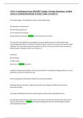 ANCC Certification Exam 2026&sol;2027 Update &vert; Practice Questions&comma; Verified &NewLine;Answers&comma; Detailed Rationales & Study Guide &vert; Graded A&plus;