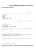 NUR 257 Final Exam Questions And Correct Verified Answers New Version 2026 Graded A&plus;