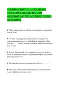INTRODUCTION TO AMMUNITION&NewLine;FUNDAMENTALS REVIEW 2026&NewLine;QUESTIONS WITH SOLUTIONS TESTED&NewLine;QUESTIONS&period;