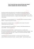 TNCC 9TH EDITION FINAL EXAM QUESTIONS AND CORRECT VERIFIED ANSWERS NEW UPDATED VERSION 2026&period;
