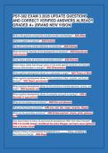 PSY-382 EXAM 3 2026 UPDATE QUESTIONS&NewLine;AND CORRECT VERIFIED ANSWERS ALREADY&NewLine;GRADED A&plus; &lpar;BRAND NEW VISION&rpar;