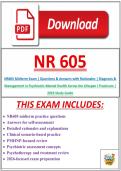 NR 605 &sol; NR605 Midterm Exam &vert; Questions & Answers with Rationales &vert; Diagnosis & Management in Psychiatric-Mental Health Across the Lifespan I Practicum &vert; 2026 Study Guide