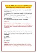 Kaplan NCLEX-RN &ndash; Next Generation NCLEX Questions and Answers with Detailed Rationales 2026&sol;2027
