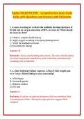 Kaplan NCLEX-RN NGN &ndash; Comprehensive Exam Study Guide with Questions and Answers with Rationales 