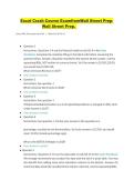 Excel Crash Course ExamfromWall Street Prep- &NewLine;Wall Street Prep&period;  