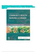 TEST BANK for Stanhope and Lancaster's Community Health Nursing in &NewLine;Canada by Sandra A&period; MacDonald&comma; and Sonya L&period; Jakubec 4th Edition com
