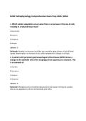 D236 Pathophysiology Comprehensive Exam Prep 2026 &vert;WGU&NewLine;