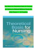 Test Bank For Theoretical Basis for Nursing &NewLine;6th Edition by Melanie McEwen&semi; Evelyn M&period; &NewLine;Wills Chapter 1 - 23 Complete