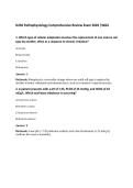 D236 Pathophysiology Comprehensive Review Exam 2026 &vert;WGU&NewLine;