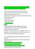 Med Surg 2026&sol;2027 Hesi Practice Questions & Answer With 100&percnt; &NewLine;Assurance Correctly Verified Answers Best Exam Solution in the &NewLine;Summer Satisfaction Guaranteed Success Download A&plus;