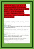 NBRC TMC EXAM PREP WITH 250 &NewLine;HIGH-YIELD PRACTICE &lpar;2025&sol;2026 &NewLine;UPDATE&rpar; REAL EXAM QUESTIONS AND &NewLine;CORRECT DETAILED ANSWERS &NewLine;&lpar;VERIFIED ANSWERS&rpar; ALREADY &NewLine;GRADED A&plus;&vert; NBRC TMC EXAM REVIEW &NewLine;&lpar;BRAND NEW&excl;&excl;&rpar; 