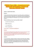 COMSAE Phase 2 BSA &ndash; Comprehensive Exam Study Guide with Questions&comma; Answers and Rationales 2026&sol;2027 Update