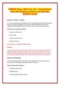 COMSAE Phase 2 BSA Form 113i &ndash; Comprehensive Exam with Questions&comma; Answers and Rationales 2026&sol;2027 Update 