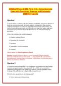 COMSAE Phase 2 BSA Form 116 &ndash; Comprehensive Exam with Questions&comma; Answers and Rationales 2026&sol;2027 Update