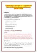 COMSAE Phase 2 BSA Form 119 &ndash; Comprehensive Exam with Questions&comma; Answers and Rationales 2026&sol;2027 Update 