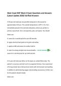 West Coast EMT Block 2 Exam Questions and Answers &NewLine;&lpar;Latest Update 2026&rpar; Verified Answers
