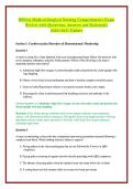BSN3A Medical-Surgical Nursing Comprehensive Exam Review with Questions&comma; Answers and Rationales 2026&sol;2027 Update