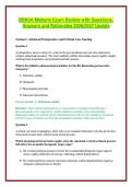 BSN3A Midterm Exam Review with Questions&comma; Answers and Rationales 2026&sol;2027 Update