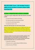 NUR 283 COMP 3 Exam &ndash; RN Transition Practice &ndash; &NewLine;&lpar;2026&rpar; Actual Questions & Answers &lpar;Galen&rpar; 100&percnt; &NewLine;Guarantee Pass