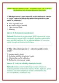 CWEA Laboratory Analyst Grade 3 Certification Exam Test 2026&sol;2027 &vert; 200 Questions with Answers & Detailed Rationales