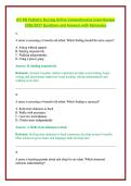 ATI RN Pediatric Nursing Online Comprehensive Exam Review 2026&sol;2027 Questions and Answers with Rationales
