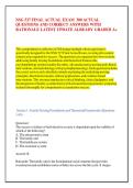 NSG 527 FINAL ACTUAL EXAM  300 ACTUAL &NewLine;QUESTIONS AND CORRECT ANSWERS WITH &NewLine;RATIONALE LATEST UPDATE ALREADY GRADED A&plus; 