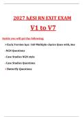 HESI RN Exit Exam V1-V7 Study Guide 2027