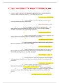 ATI RN Maternity Proctored Exam Study Guide 2027