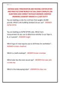 DEFENSE BASIC PRESERVATION AND PACKING CERTIFICATION &NewLine;AND PRACTICE EXAM NEWEST ACTUAL EXAM COMPLETE 200 &NewLine;QUESTIONS AND CORRECT DETAILED ANSWERS &lpar;VERIFIED &NewLine;ANSWERS&rpar; &vert;ALREADY GRADED A&plus;&vert;&vert;JUST OUT&excl;&excl;&excl;