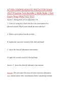 ATI RN Comprehensive Predictor Exam 2027 &vert; NGN Practice Test Bundle
