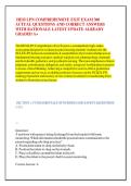 HESI LPN COMPREHENSIVE EXIT EXAM 300 &NewLine;ACTUAL QUESTIONS AND CORRECT ANSWERS &NewLine;WITH RATIONALE LATEST UPDATE ALREADY &NewLine;GRADED A&plus; 