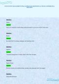 CVENT EVENT MANAGEMENT FINAL PAPER EXAM QUESTIONS ACCURATE ANSWERS FULL