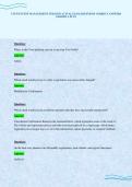 CVENT EVENT MANAGEMENT UPDATED ACTUAL EXAM QUESTIONS CORRECT ANSWERS GRADED A