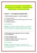 NYC Associate Fraud Investigator Exam 2026&sol;2027 &mdash; NYC Department of Investigation &mdash; 200 Questions and Verified Answers &mdash; Civil Service Test Prep