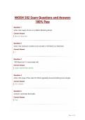 NIOSH 582 Exam Questions and Answers&NewLine;100&percnt; Pass