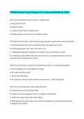 CNOR Practice Exam Prep by CCI &vert;&vert; Answered Perfectly 100&percnt;&period;