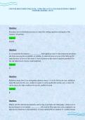 CWB WELDING INSPECTOR LEVEL 3 UPDATED ACTUAL EXAM QUESTIONS CORRECT ANSWERS