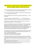 ESE 320 Exam 1 with all Correct & 100&percnt; Verified Answers &vert;Actual Complete Update &vert;Guaranteed to Pass