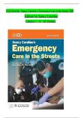 Nancy Caroline Emergency Care in the Streets&comma; 9th Edition&comma; Nancy Caroline&comma; Test Bank&comma; Verified Answers&comma; Chapters 1&ndash;53&comma; Latest 2026&sol;2027&comma; EMS Exam Prep&comma; Paramedic&comma; Emergency Care&comma; A&plus; Grade&NewLine;