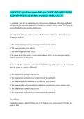 COG170&colon; Cogito Fundamentals Exam COMPLETE QUESTIONS AND ANSWERS &vert; ALREADY PASSED &vert; 2026 LATEST&excl;&excl;