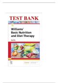 Test Bank For Williams&rsquo; Basic Nutrition and Diet Therapy&period; 16th Edition By Staci Nix&period; 2025&vert;&vert; All Chapters&vert;&vert; Updated Edition&vert;&vert; ISBN-&NewLine;