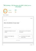 HR Technology - WGU Questions with 100&percnt; Verified Answers UPDATED&excl;&excl;&excl;&excl;&period;